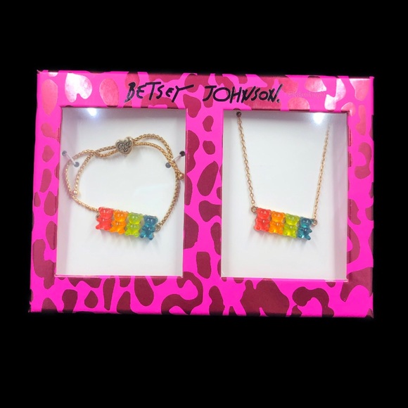 Betsey Johnson Gummy Bear Bracelet and 
Necklace Boxed Set - Picture 3 of 10